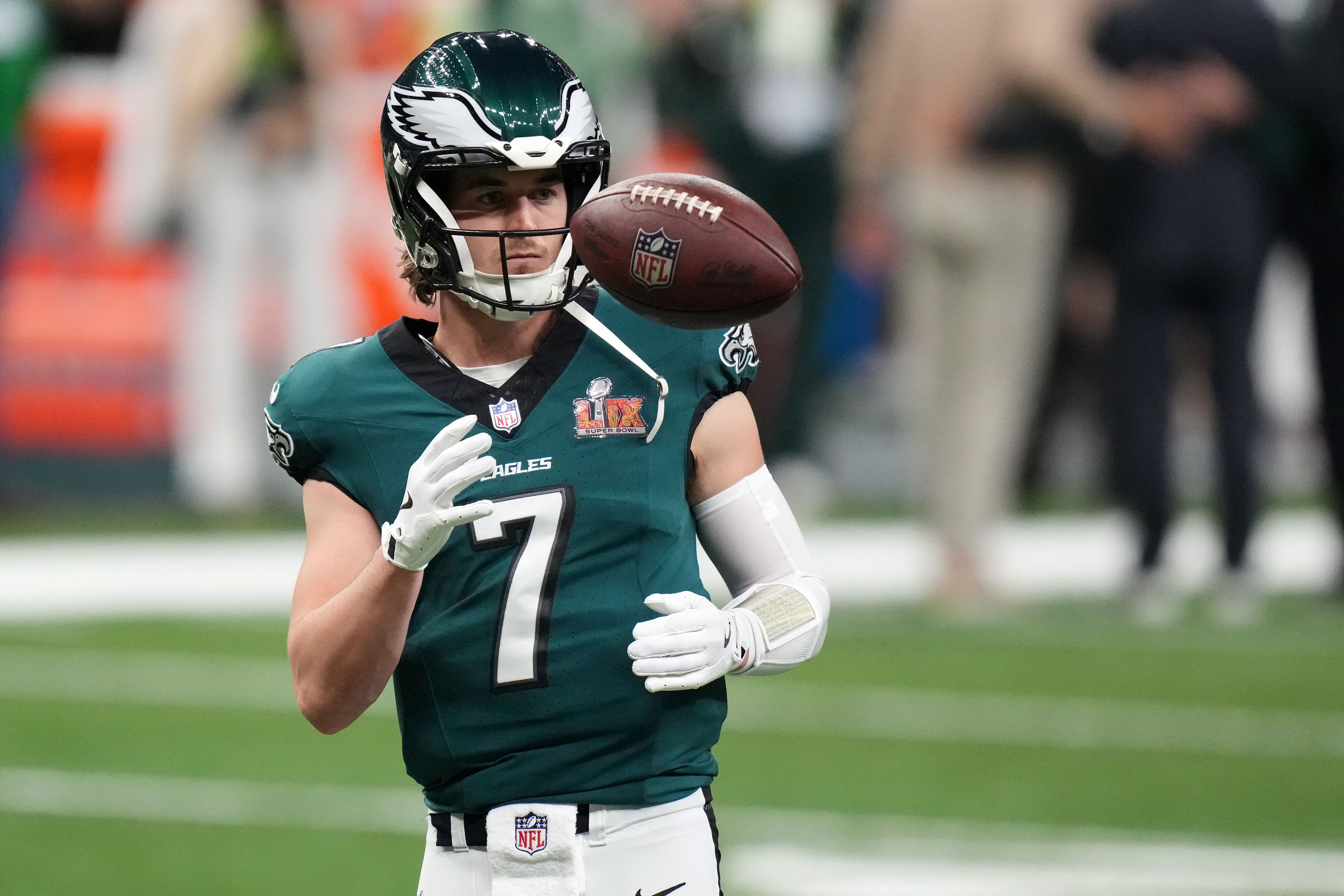 Former Philadelphia Eagles QB Kenny Pickett - Source: Imagn